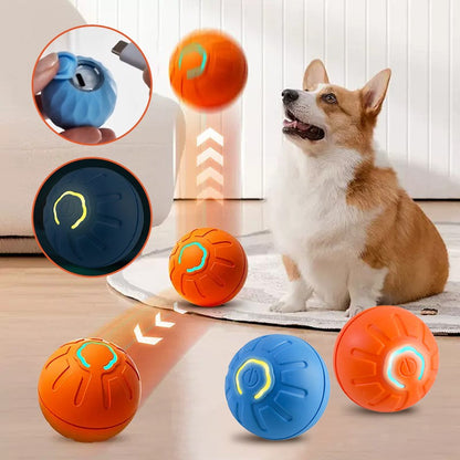🐶Interaktív kisállatjáték automatikus guruló labda