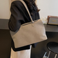 Minimalistische Suède-Look Shopper
