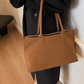 Minimalistische Suède-Look Shopper
