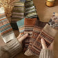 Warme Gebreide Wintersokken met Scandinavisch Patroon