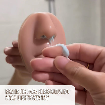 👃Realisztikus arcú, orrszívó szappanadagoló játék