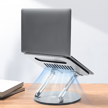 Univerzális, 360°-ban forgatható, állítható laptopállvány