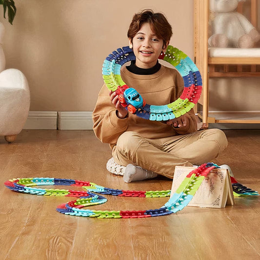 Oktatójátékok autóval és pályával