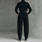 Elegante tweedelige set met coltrui en wijde broek