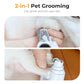 2 az 1-ben elektromos kisállat körömcsiszoló és vágó LED lámpákkal