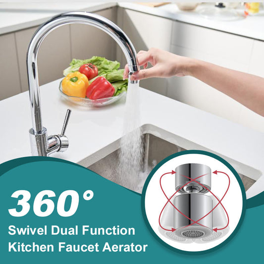 🚰360°-ban forgatható kettős funkciójú konyhai csapszelep-szellőző