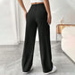 Elegante high-waist broek met wijde pijpen