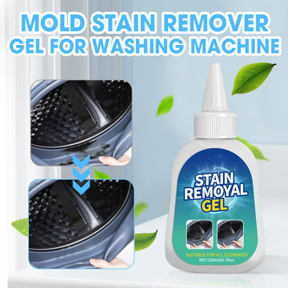 🧼1+1 INGYEN🧴 Mosógéphez való penészfolt‑eltávolító gél – Hatékonyan kioldja a makacs fekete penészt a gumitömítésekből és a rejtett résekből