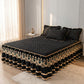 🌸🛏️ Rózsás Szegélyű Ágynemű Szoknya – Elegancia és Kényelem Egyben! 🌙💤