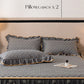 🌸🛏️ Rózsás Szegélyű Ágynemű Szoknya – Elegancia és Kényelem Egyben! 🌙💤