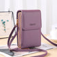 RFID Crossbody Telefoontasje met Touchscreenvenster en Meerdere Vakken