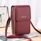 RFID Crossbody Telefoontasje met Touchscreenvenster en Meerdere Vakken