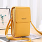 RFID Crossbody Telefoontasje met Touchscreenvenster en Meerdere Vakken