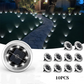 Kültéri, vízálló napelemes talajlámpa – 2 db-os csomag🏡💡