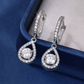 💎50% KORTING!✨Druppel Hoepel Oorbellen – Stralend Zirkoon, Pavé Zetting, Goud of Zilver Afwerking Voor Tijdloze Elegantie🎠