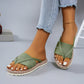 Női nyári, lezser, kényelmes flip-flop papucsok