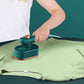 👕  💨 Utazáshoz alkalmas mini gőzvasaló – 90°-ban elforgatható, kerámia-titán lapokkal, ideális utazáshoz és gyors vasaláshoz 🧳