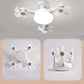 🌀 Mennyezeti ventilátor LED-lámpával és távirányítóval