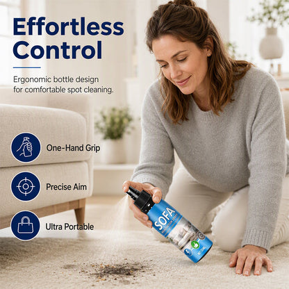 Öblítés nélküli textiltisztító spray – Csak permetezd rá és töröld le – víz és öblítés nélkül.  🧼💨