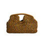 Handgeweven Stro Handtas met Gevlochten Design