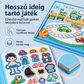 🧩🧒 Oktatási célú mágneses könyv kirakós jelenetekkel – összecsukható, interaktív, így kiválóan alkalmas a játékos tanulásra! 🌟🧠