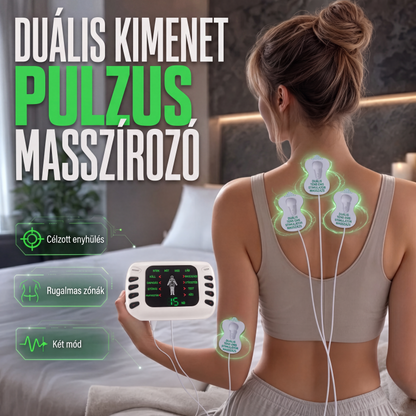💞Elektromos impulzusmasszírozó – Egyszerű gombok, áttekinthető kijelző – könnyen kezelhető. Kompakt kialakításának köszönhetően könnyen tárolható – a otthoni regenerálás most gyerekjáték! 🌟💪