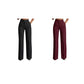 High-Waist Gestreepte Broek met Wijde Pijpen
