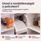 🧊 [1+1 ingyen] Hűtőszekrénybe való szőnyeg – szennyeződésálló, könnyen tisztítható