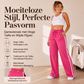 Sportieve High-Waist Broek met Wijde Pijpen