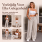 Sportieve High-Waist Broek met Wijde Pijpen
