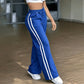 Sportieve High-Waist Broek met Wijde Pijpen
