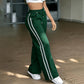 Sportieve High-Waist Broek met Wijde Pijpen