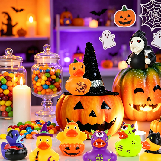 Halloween kacsa fürdőjáték gyerekeknek