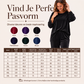 Tweedelige velours set met wijde broek voor dames