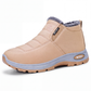 Warme winterboots met zachte voering en profielzool