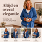 Gebreid Vest met Capuchon en Knoopsluiting