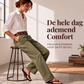 High-Waist Utility Broek met Rechte Pijpen