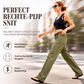 High-Waist Utility Broek met Rechte Pijpen