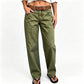 High-Waist Utility Broek met Rechte Pijpen