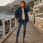 ✨ Nieuwe Favoriet 🧥 Dames Denim Jack met Capuchon & Rits – Relaxte Pasvorm voor Elke Dag 💙