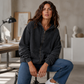 ✨ Nieuwe Favoriet 🧥 Dames Denim Jack met Capuchon & Rits – Relaxte Pasvorm voor Elke Dag 💙
