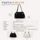 Retro Gewatteerde Corduroy Shopper
