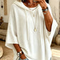 Oversized Gebreide Hoodie met Vintage Look