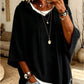 Oversized Gebreide Hoodie met Vintage Look