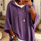 Oversized Gebreide Hoodie met Vintage Look