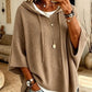 Oversized Gebreide Hoodie met Vintage Look