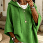 Oversized Gebreide Hoodie met Vintage Look
