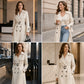 Klassieke Dubbelrijige Trenchcoat met Tailleceintuur