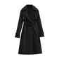 Klassieke Dubbelrijige Trenchcoat met Tailleceintuur