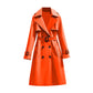 Klassieke Dubbelrijige Trenchcoat met Tailleceintuur